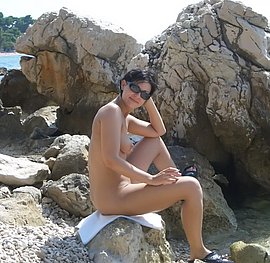 ass in public beach