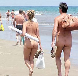titties at the beach