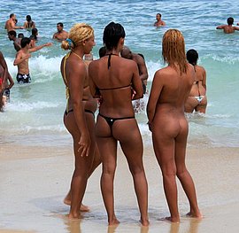 lesbian nudists having sex in public places