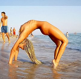 candid beach nude