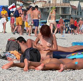 videos of sexy lesbian girls asleep on beach get bikini cut off