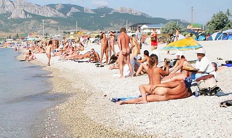 picture taken by hidden camera on nude beaches