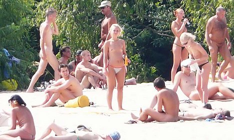 tiny beach tits