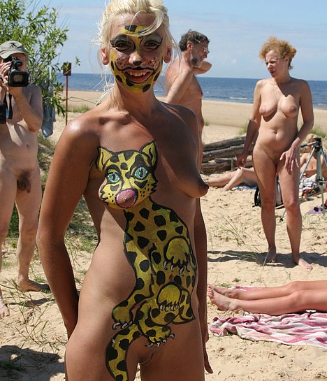 nudist penis beach