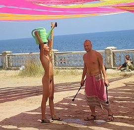 naked beach nymphs