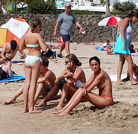 horny teens on nudist beach ready for cocks
