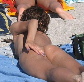 sexy beach babe getting nailed