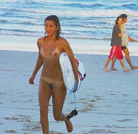 allie foster boobs beach